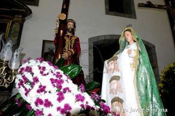 Los 8 pasos de la procesión del Viernes Santo, a punto en la Basílica de Telde (Foto TA)